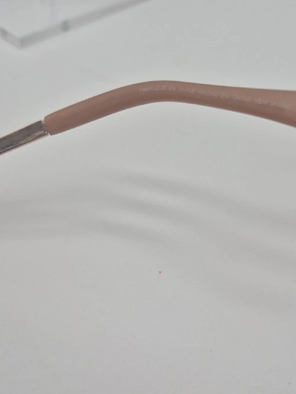 H&M Rose Gold Round Sunglasses with Purple Lenses